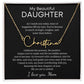 Personalized Name Necklace - Unique Gift for Daughter with Customizable Sender