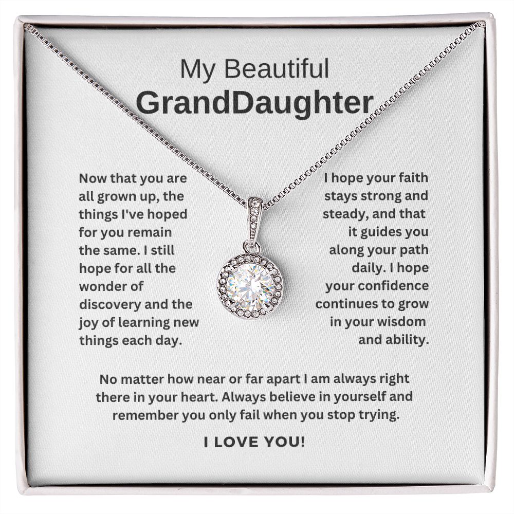 Cubic Zirconia Necklace - Gift for Granddaughter