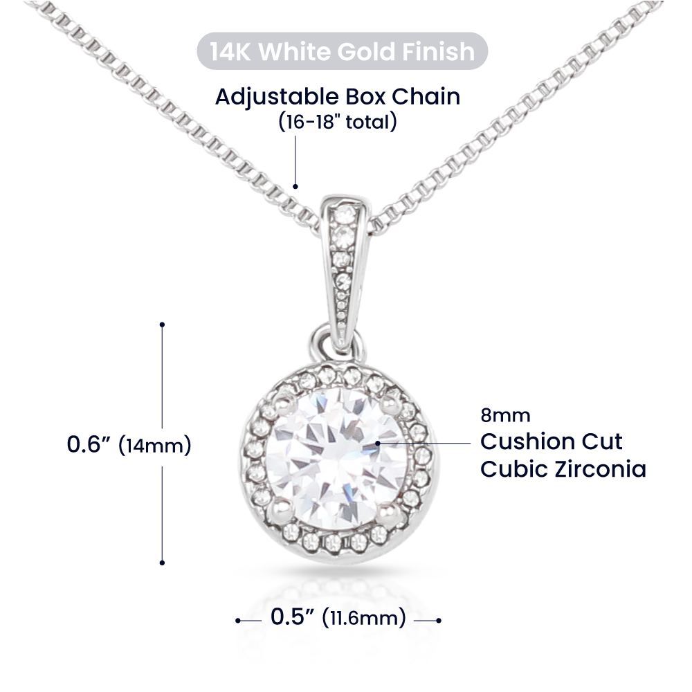 Cubic Zirconia Necklace - Gift for Granddaughter