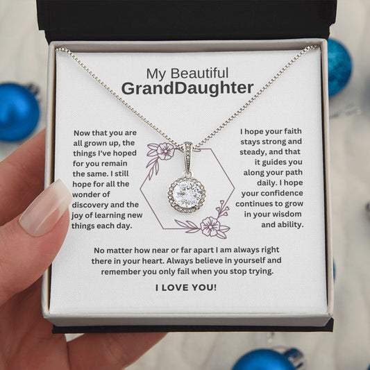 Eternal Hope Necklace - Gift for Granddaughter