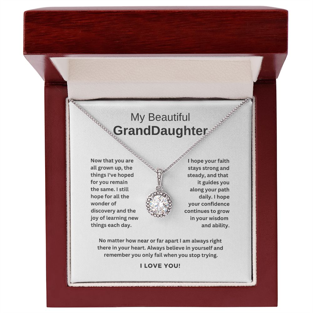 Cubic Zirconia Necklace - Gift for Granddaughter