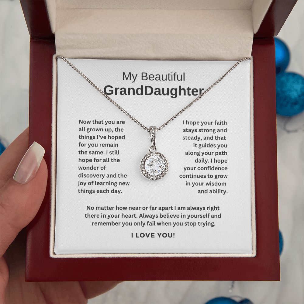 Cubic Zirconia Necklace - Gift for Granddaughter