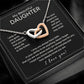 Interlocking Hearts Necklace-Gift for Daughter