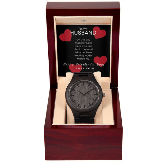 Wooden Watch - To My Husband