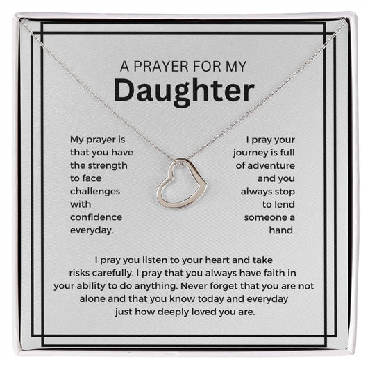 Delicate Heart Necklace - Gift for Daughter