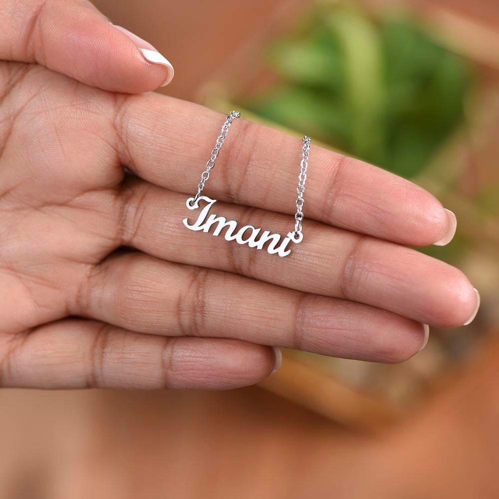 Custom Name Necklace - Gift for Granddaughter