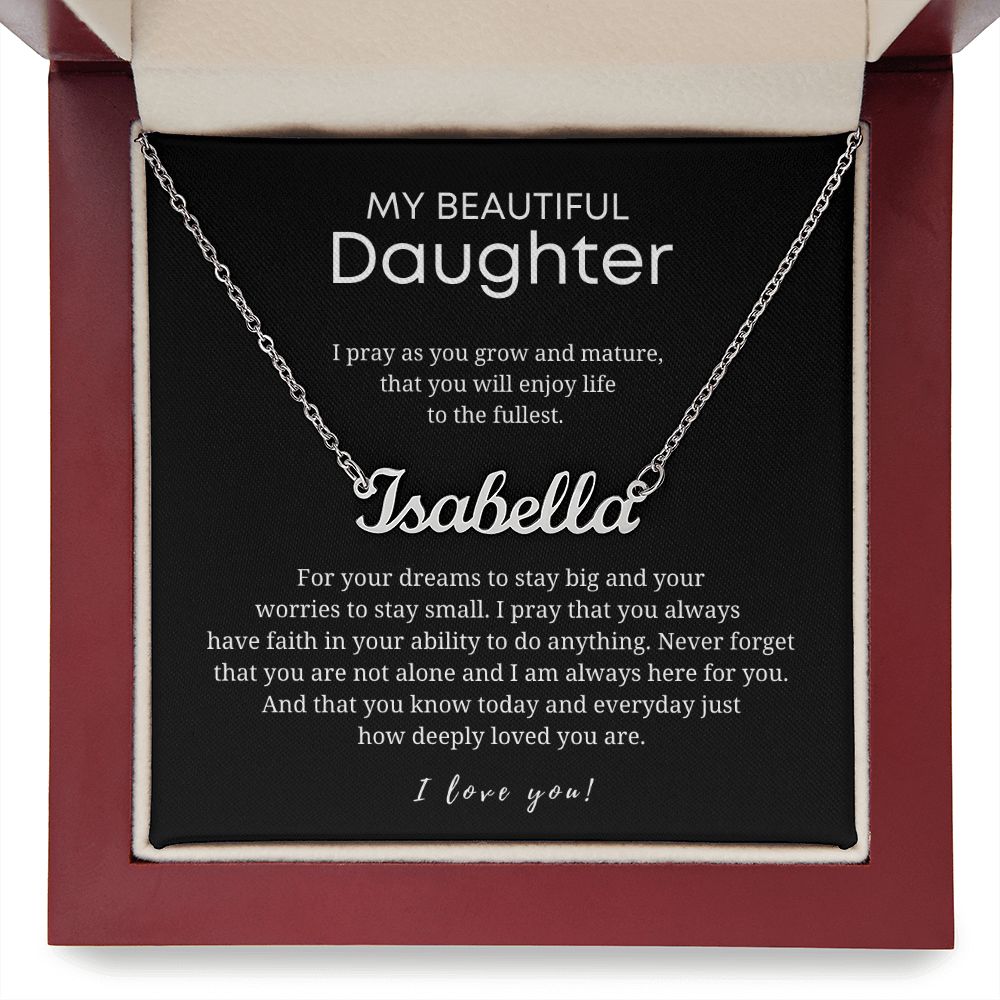 Custom Name Necklace - Gift for Daughter