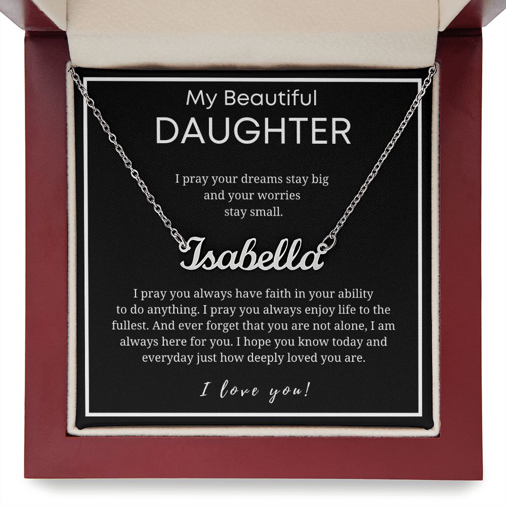 Custom Name Necklace - Gift for Daughter