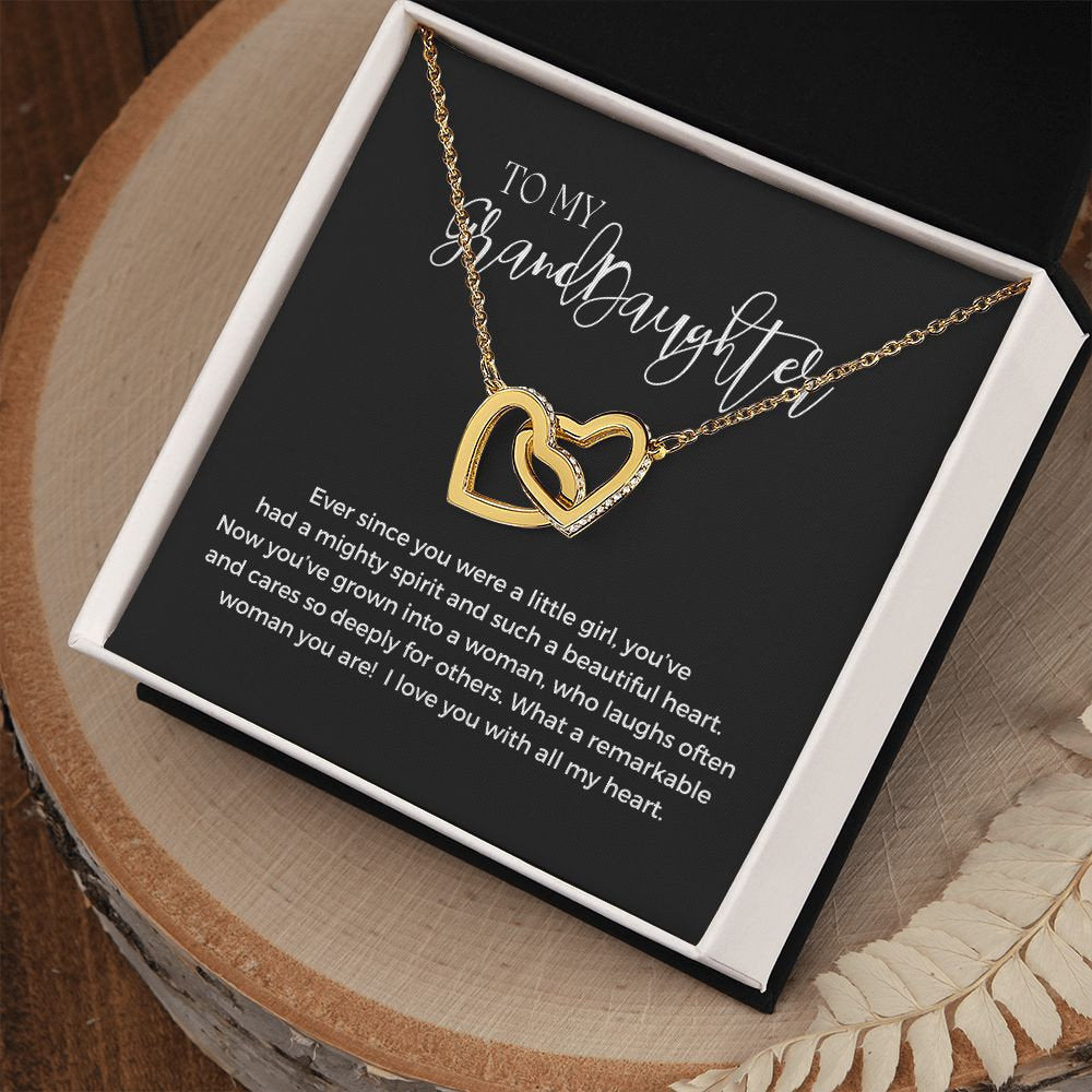 Dainty Heart Necklace - Gift for Adult Granddaughter