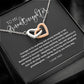 Interlocking Hearts Necklace - Gift for Granddaughter