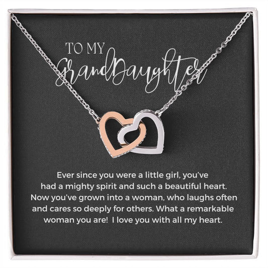 Dainty Heart Necklace - Gift for Adult Granddaughter