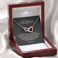 Interlocking Hearts Necklace-Gift for Daughter