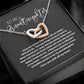 Interlocking Hearts necklace - Gift for Granddaughter